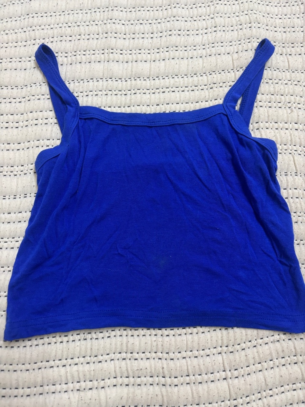 SHEIN Cobalt Blue Spaghetti Strap Tank